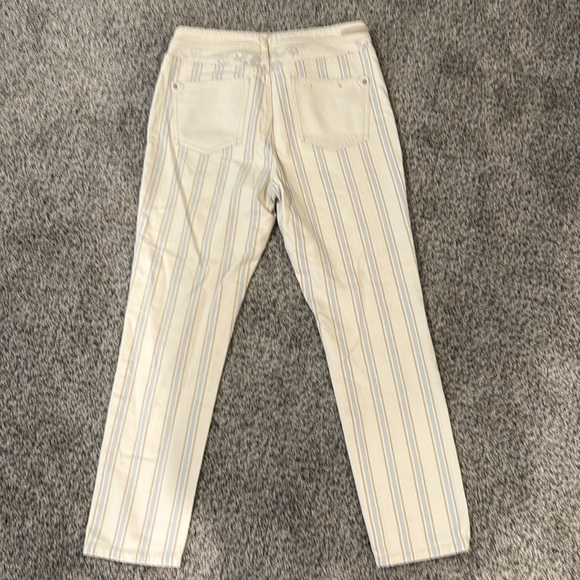 Anthropologie Pilcro High-Rise Striped Slim Boyfriend Jeans 28 - Picture 8 of 10